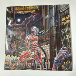 Винтажная виниловая пластинка LP Iron Maiden Somewhere In Time (Россия 1993)