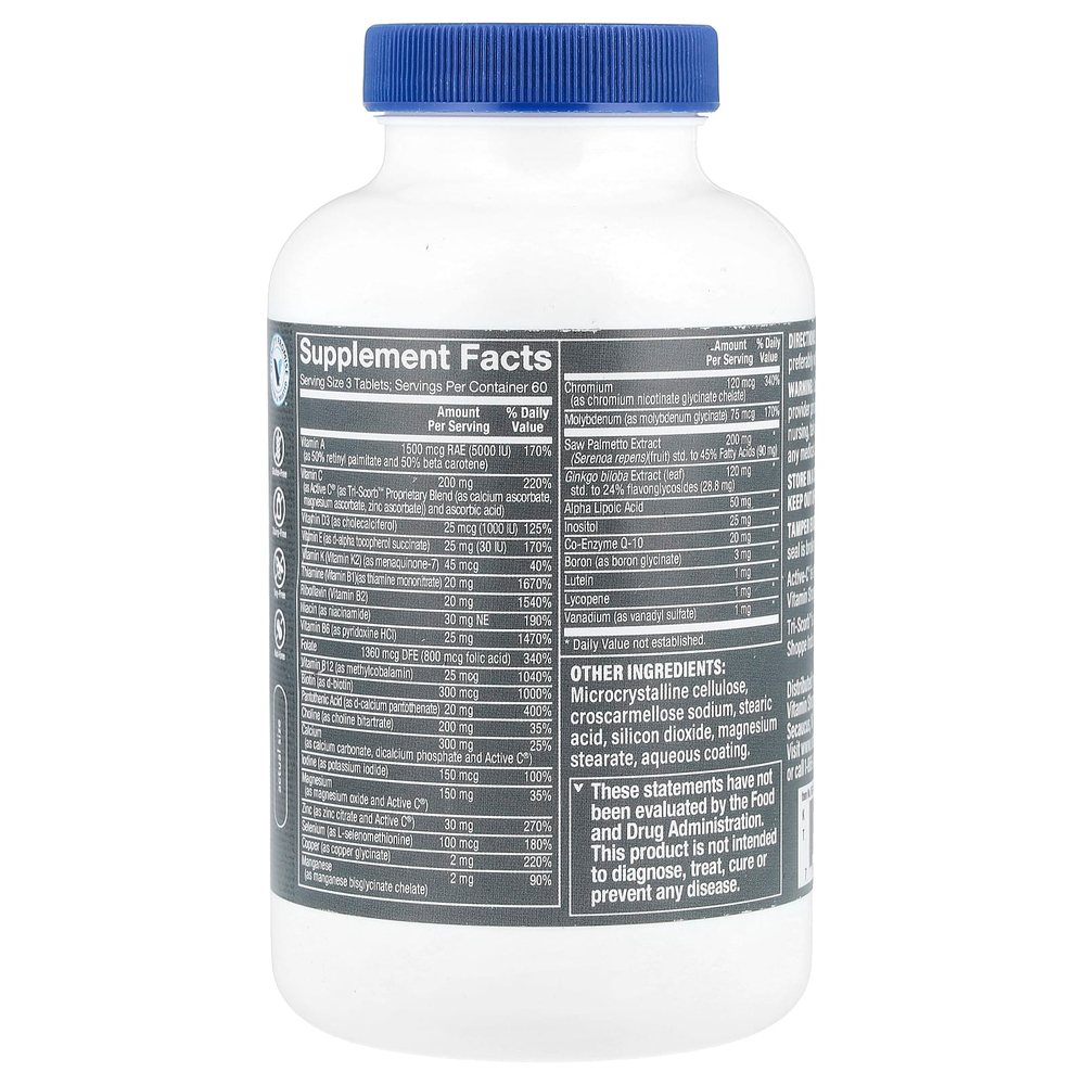 The Vitamin Shoppe, Ultimate Man® 50+, мультивитамины и мультиминералы, 180 таблеток