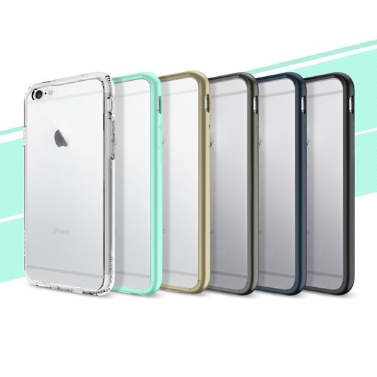 Sgp Spigen Case Ultra Hybrid Gunmetal SGP10950 - Противоударная накладка для iPhone 6 / 6S