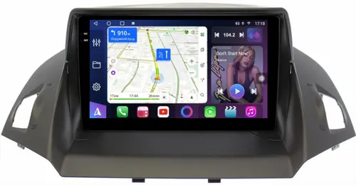 Магнитола для Ford Kuga 2 2012-2019 (без SYNC) - FarCar S500-TS18 монитор 9.5" QLED на Android 14, CarPlay, 4G SIM-слот