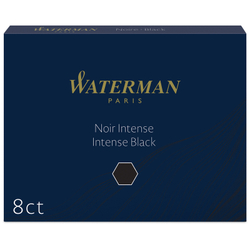Waterman Чернила (картридж), черный, 8 шт в упаковке