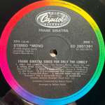 Frank Sinatra ‎– Frank Sinatra Sings For Only The Lonely (Англия 1984г.)