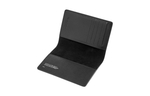 OFF WHITE Leather Card Holder Passport Holder Men"s Black