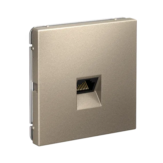 Розетка компьютерная RJ45, кат. Systeme Electric ArtGallery Шампань GAL000586