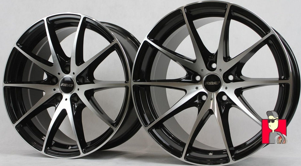 Комплект дисков Rays G25 18x8/9 et31/31 5x114.3
