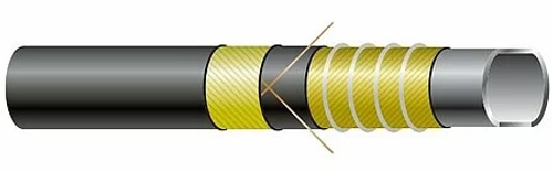 Рукав для топлива, бензина, масла и нефти DN 038 OD 048 P=10 серия TM30 (S&D)