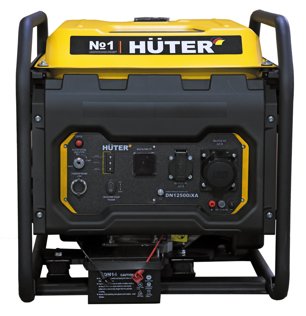 Инверторный генератор Huter DN12500iXA (электростартер)