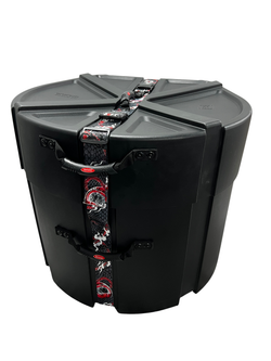 Ударопрочный кейс DGCASE DARUMA 22-18V - для басс (большого) барабана, ЧЕРНЫЙ, отделка велюр