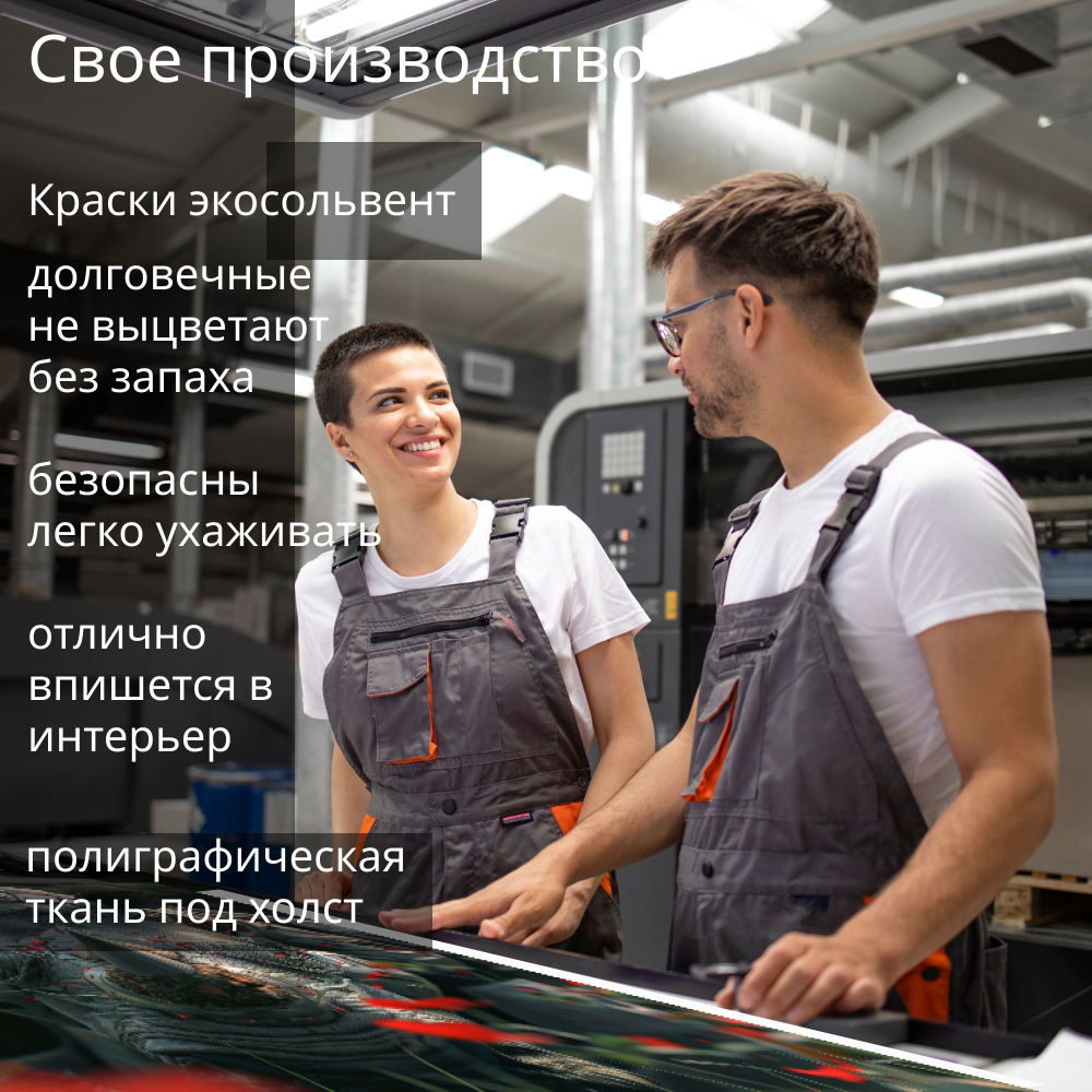 Картина на стену "Тигр" 50х70см 1шт.