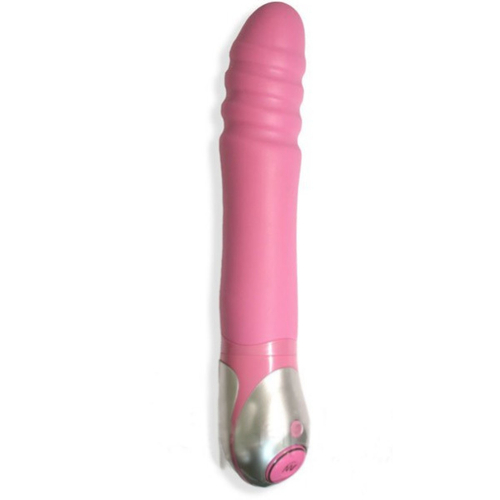 Розовый вибромассажер Zest, серия Vibe therapy.
