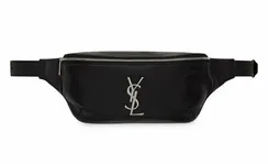 Поясная сумка Saint Laurent Cassandre Classic из кожи черный