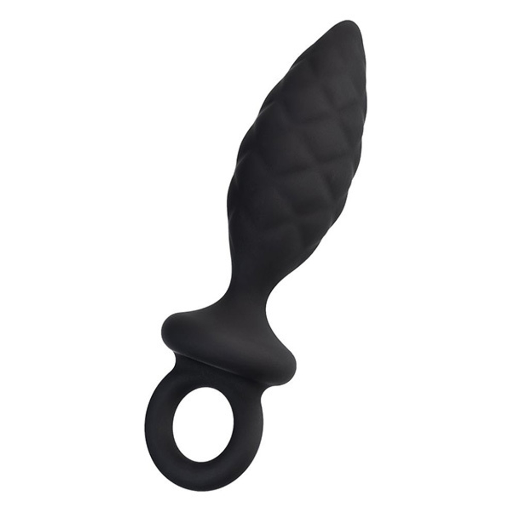 Черная анальная пробка 13,5см Erotist Toys Anal Plug Strob Size M
