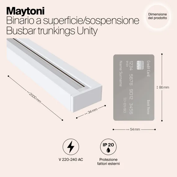 Шинопровод Busbar trunkings Unity TRX001-112W Maytoni