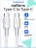 Кабель Type-C to Type-C Gurdini Braided Data Cable 20V/3A 60W 1m белый