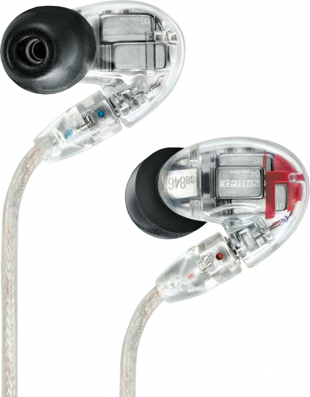 SHURE SE846-CL-EFS наушники внутриканальные (наушники вставные), трехполосные, с четырьмя драйверами, прозрачные
