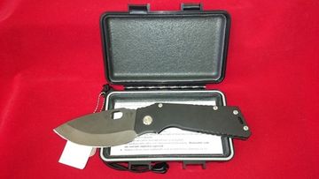 Складной нож скл. Medford Tactical Fighting Folder-1 MF/TFF-1 PVD/Tb-ALBk c клинком из стали D2, рукоять алюминий