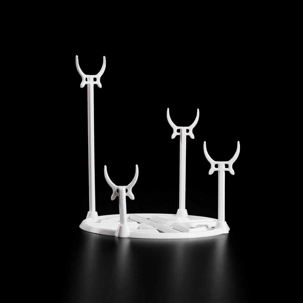 Подставка для дракона и шарнирных фигурок, 3D печать, 11 см., белая