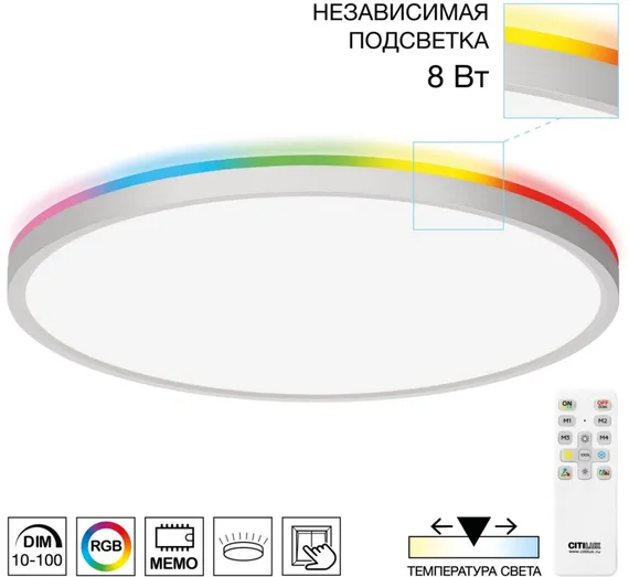 Настенно-потолочный светильник Norma CL749400 Citilux