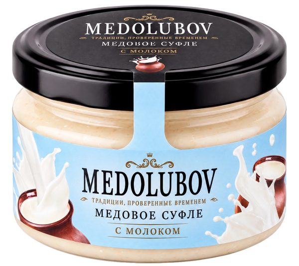 Медовое суфле с молоком Медолюбов