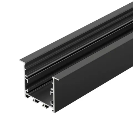 Профиль LINIA49-F-M-2000 BLACK (Arlight, Алюминий)