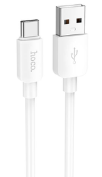 Кабель HOCO X96 USB-Type-C 27W 3A 1м PVC White