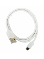 Кабель micro USB белый 1м