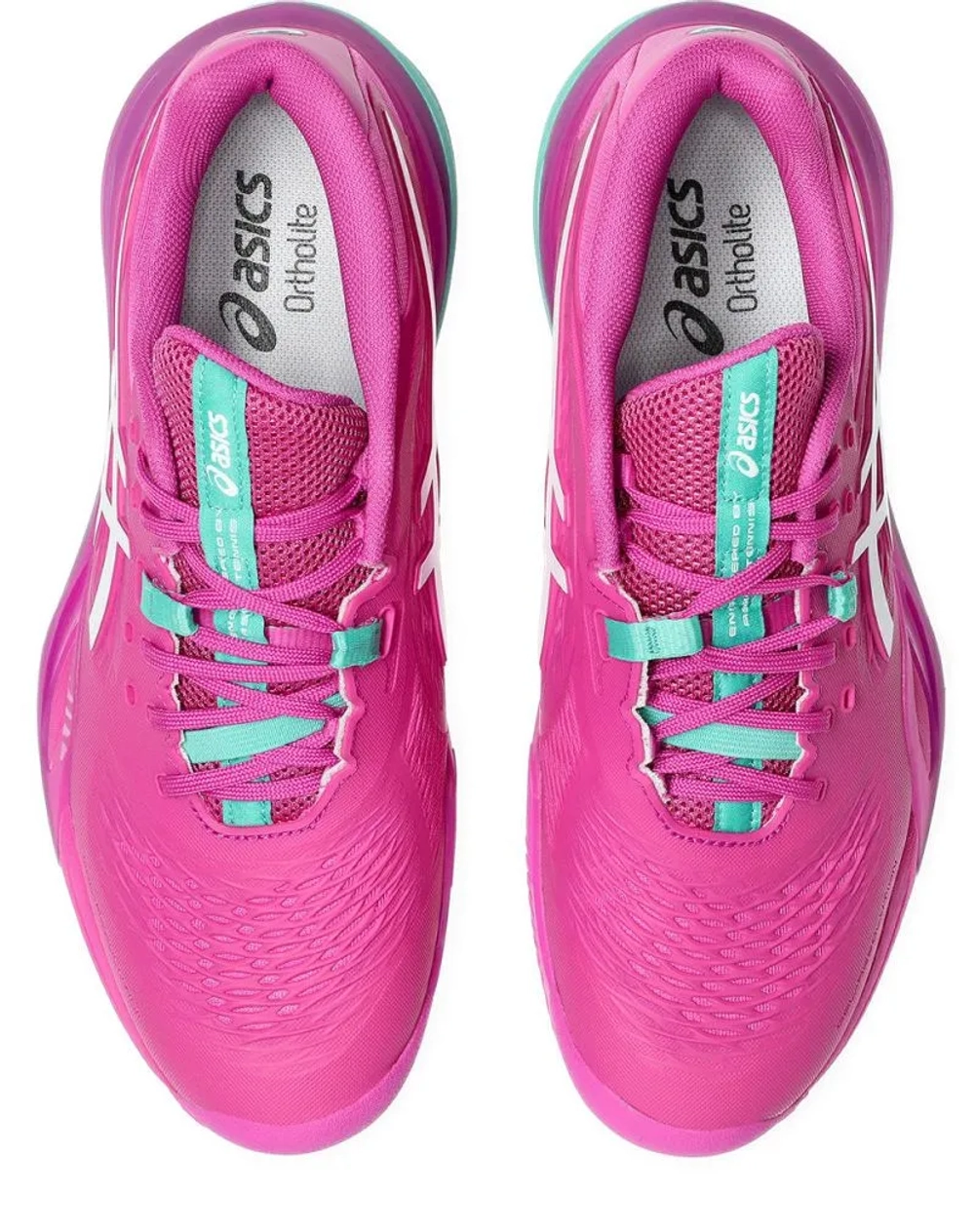 Теннисные кроссовки Asics Gel-Resolution X Clay - digital sakura/white