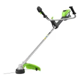 Триммер аккумуляторный Greenworks TB201H, 82V, 2,0 кВт, 46 см, c трехлопастным ножом и кусторезом, бесщеточный, с 1хАКБ 5 Ач и ЗУ (2112407UB) — фото 4