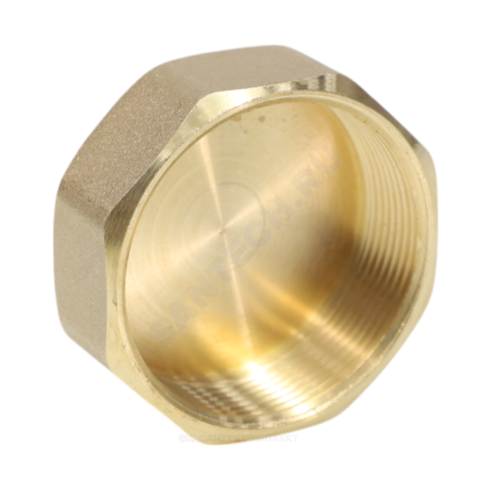 Заглушка латунь Ду 20 (3/4") ВР VALFEX VF.590.L.034