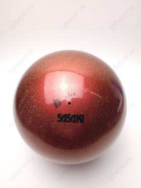 Мяч Sasaki 18,5 см серия "Аврора" Насыщенный красный DER (Deep Red)