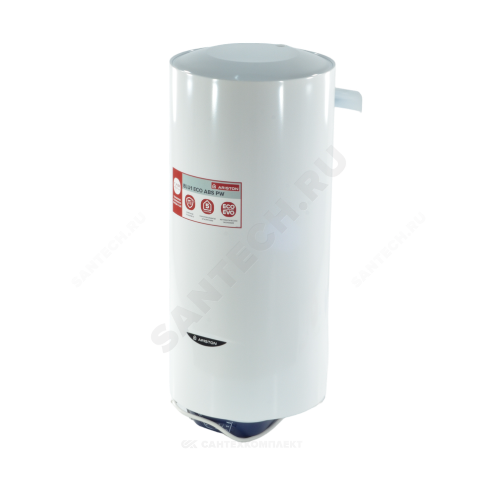 Водонагреватель электрический накопительный 65 л 1.5/2/2,5 кВт BLU1 ECO ABS PW 65 V SLIM Ariston 3700556