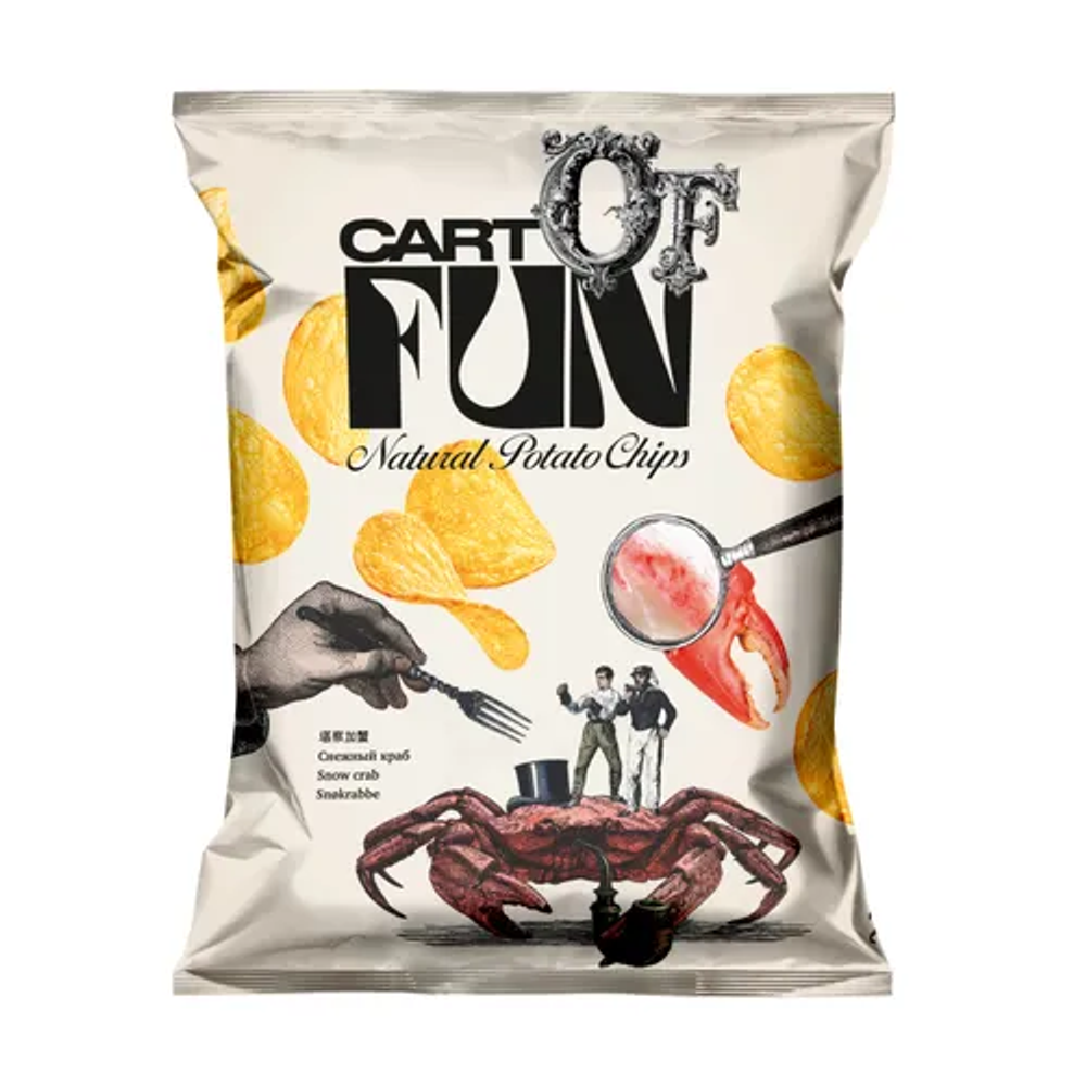 Чипсы Caft of Fun краба 67 гр 24 шт