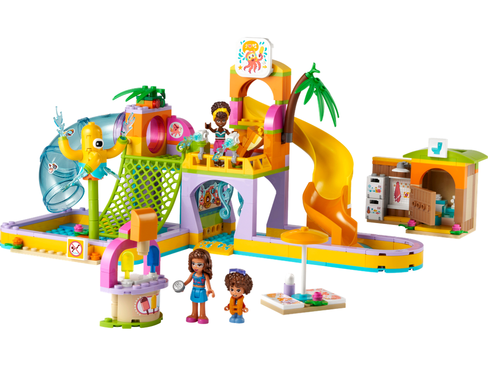 Конструктор Лего Френдс Аквапарк | LEGO Friends Water Park 41720 игровой набор, 373 детали (6+)