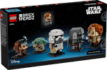 Конструктор LEGO BrickHeadz 40856 The Mandalorian and Grogu: Allies & Villains