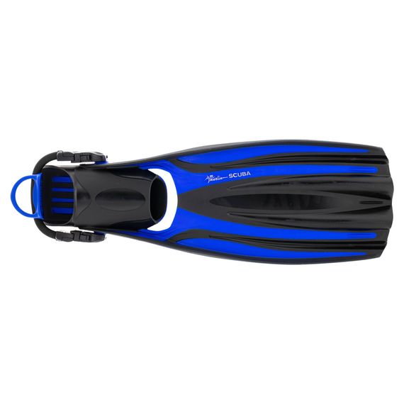 Ласты с открытой пяткой Marlin Scuba (Elastic Bungee Strap) синие