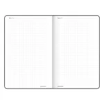 Записная книжка А5, 80л, обл. твёрдая, кожзам, резинка, клетка, Brauberg Basic красный