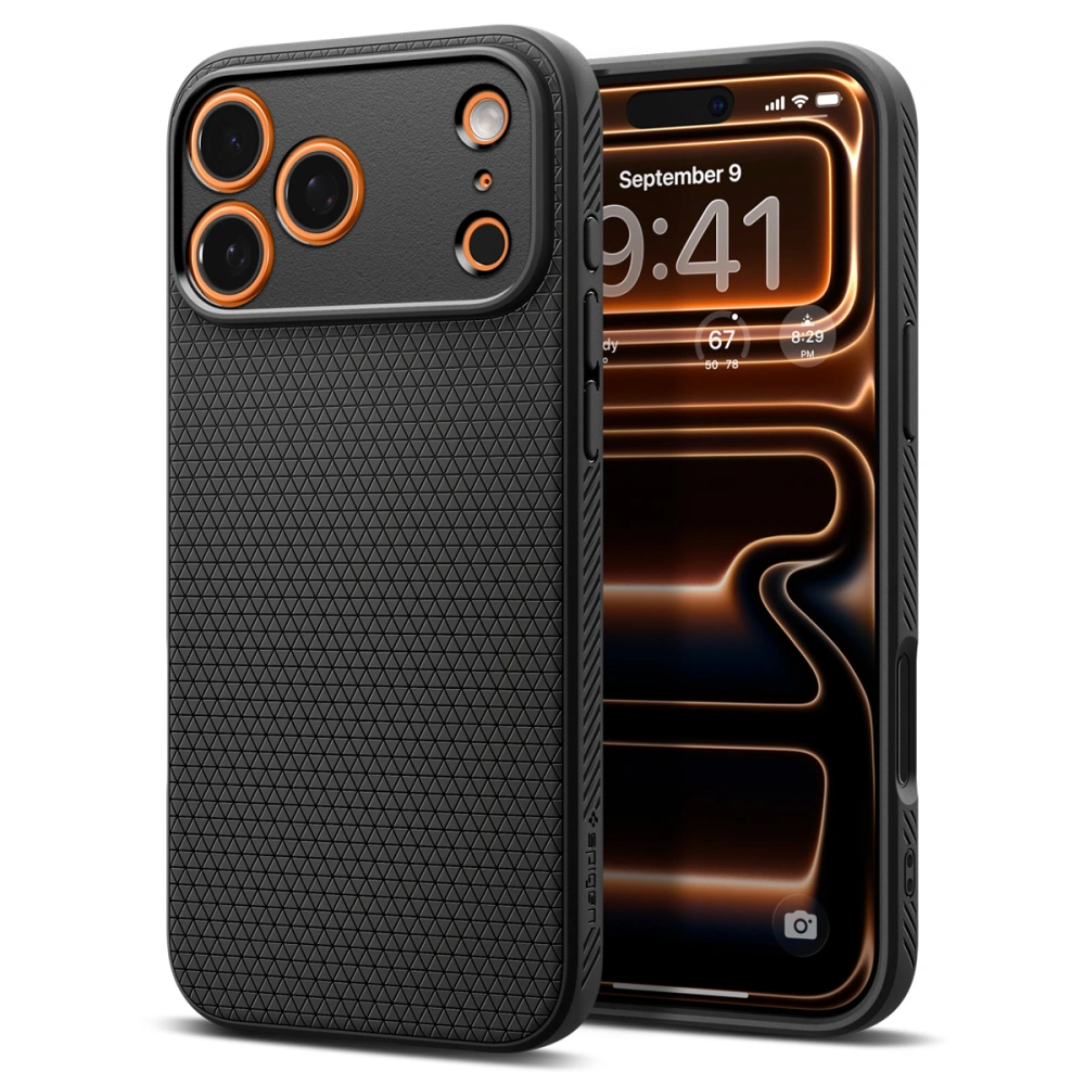 Чехол Spigen Liquid Air для iPhone 17 Pro Max Matte Black