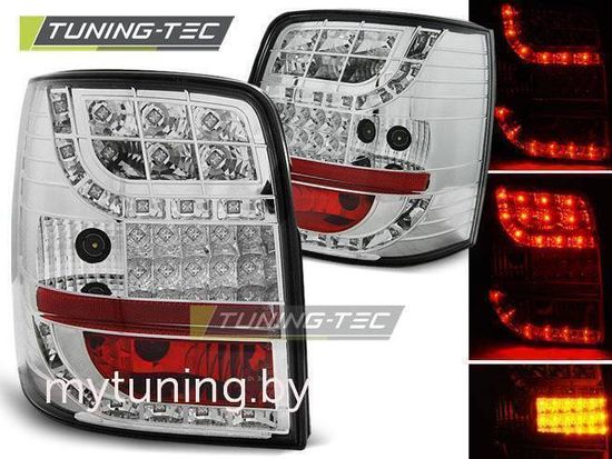 Задние фонари VW Passat B5 GP chrome led indicator