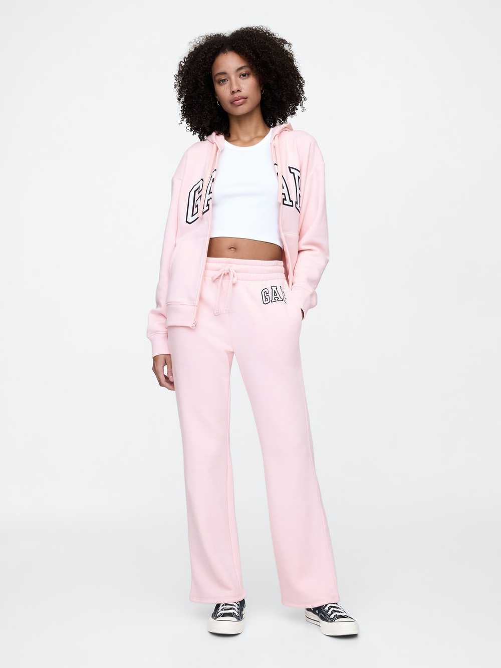 Флисовые спортивные брюки с логотипом Gap Bootcut - GAP