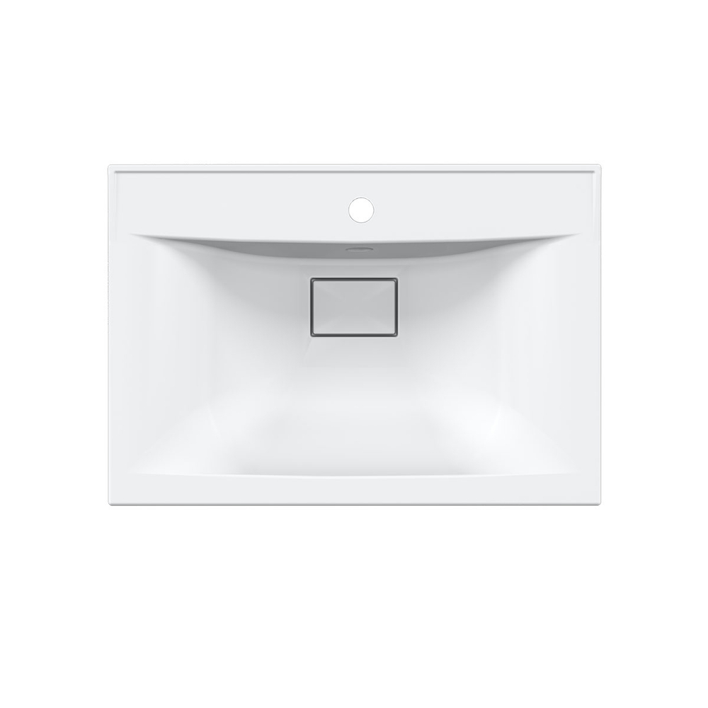 Раковина VCB-3M650W из искусственного камня, цвет белый,