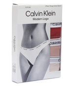 Стринги 3 пары Calvin Klein Underwear - красный(000QD5209E)