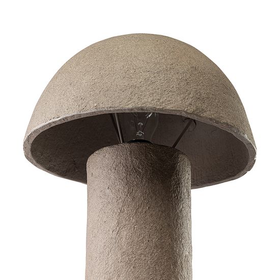Лампа настольная texture sleek, D32x42 см, терракотовая