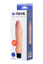Вибратор A-toys Multi-Speed телесный 17 см