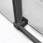 Душевой уголок Vincea Слим Софт (Slim Soft) VSR-1SS1014CLGM, 1400*1000, вороненая сталь, стекло прозрачное