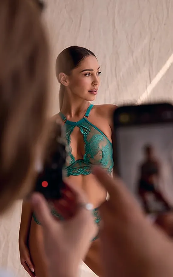 Бюстгальтер Emerald Abyss Soft bralette Zielony