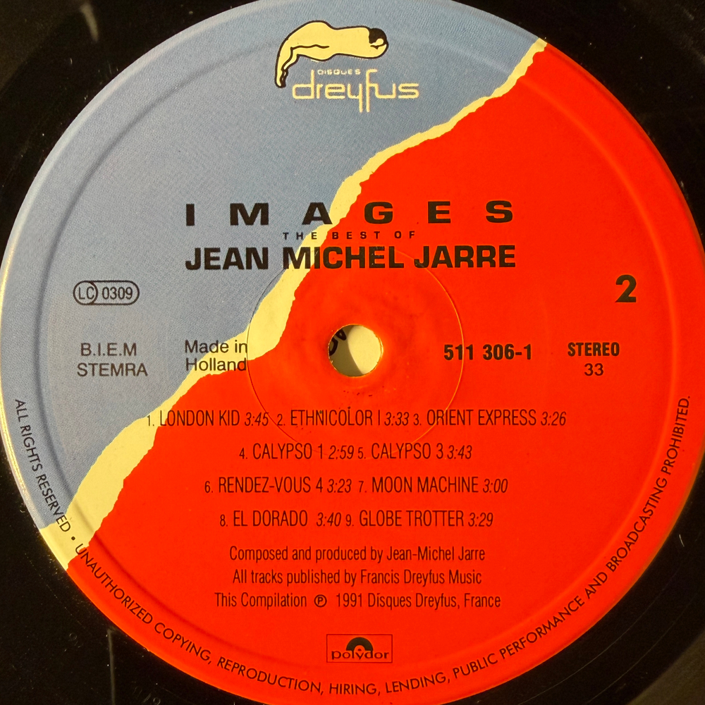 Jean Michel Jarre - Images (The Best Of Jean Michel Jarre) Европа 1991г.