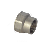 Муфта латунь никель переходная Ду 15х10 (1/2"х3/8") ВР/ВР RTP (РосТурПласт) 25170