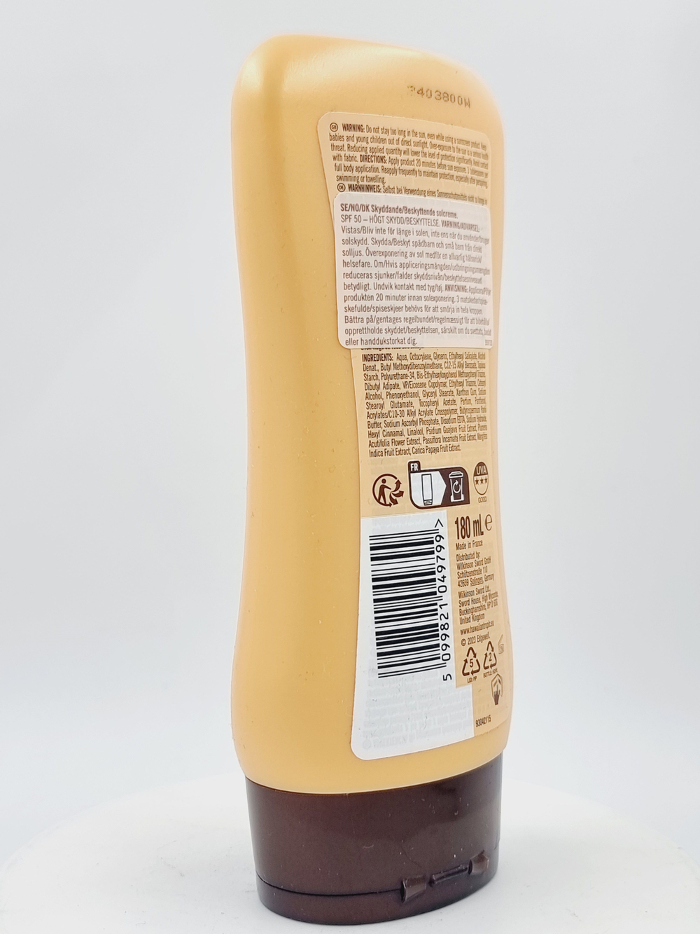 Hawaiian Tropic Солнцезащитный лосьон Luminosity SPF 50 с натуральными экстрактами, маслами и витаминами,180 мл (Франция)
