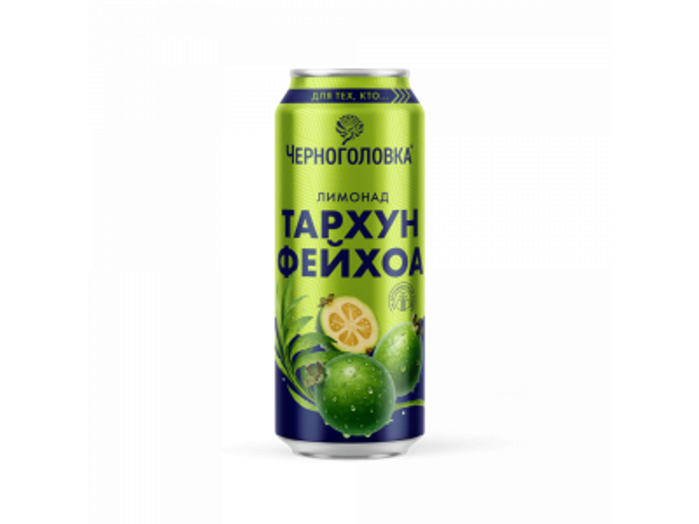 Напиток б/а сильногаз. Тархун-фейхоа 0.45л/12шт ж/б