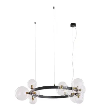 Подвесной светильник 15*G9 A7790SP-15BK черный Vincent Arte Lamp